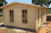 Casa de madeira para jardim LEA (44 mm), 7x4 m, 28 m² customer 1