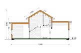 Casa de madeira para habitação HOLLAND RV (Isolamento térmico PLUS, 44 mm + revestimento), 116 m² specification 7