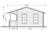 Casa de madeira para jardim ROYAL S (34 mm), 5x5 m, 25 m² specification 3