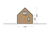 Casa de madeira pré-fabricada ALINA (34 mm + revestimento), 46 m² specification 5