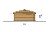 Abrigo de jardim em madeira WISSOUS (34 mm), 5x4 m, 20 m² specification 4