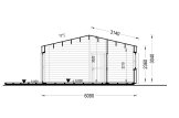 Casa de madeira pré-fabricada ANGELA (44 mm + revestimento), 43 m² specification 6