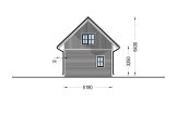 Casa de madeira para habitação KARINA RV (Isolamento térmico PLUS, 44 mm + revestimento), 46 m² specification 5