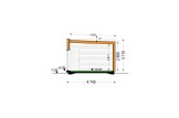 Casa de madeira para habitação PREMIUM RV (Isolamento térmico PLUS, 44 mm + revestimento), 42 m² specification 6