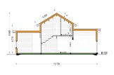 Casa pré-fabricada para habitação HOLLAND PV (Isolamento térmico PLUS, 44 mm + revestimento), 116 m² specification 7