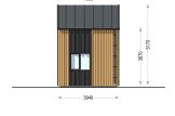 Casa de madeira pré-fabricada SARA RV (Isolamento térmico PLUS, 34 mm + revestimento), 20 m² specification 6