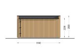 Abrigo de jardim em madeira PREMIUM (34 mm + revestimento), 5x3 m, 13 m² specification 4