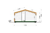 Casa pré-fabricada para habitação ROBERTA PV (Isolamento térmico PLUS, 44 mm + revestimento), 95 m² specification 6