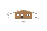 Casa de madeira pré-fabricada ALICE S (44 mm + revestimento), 63 m² specification 3