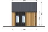 Casa de madeira para habitação SALLY RV (Isolamento térmico PLUS, 44 mm + revestimento), 20 m² specification 5