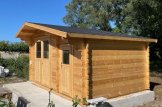 Abrigo de jardim em madeira BENINGTON (34 mm), 4.5x3 m, 13 m² customer 1