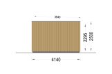 Casa de madeira para jardim PREMIUM (Isolamento térmico, 34 mm + revestimento), 7x4 m, 28 m² specification 5
