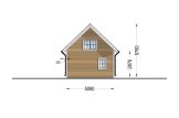Casa de madeira pré-fabricada KARINA (Isolamento térmico, 34 mm + revestimento), 46 m² specification 5