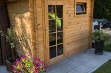 Abrigo de jardim em madeira MODERN (28 mm), 3x2 m, 6 m² customer 2