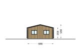 Casa de madeira pré-fabricada NICOLE (Isolamento térmico, 44 mm + revestimento), 68 m² specification 5