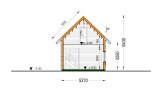 Casa pré-fabricada para habitação KARINA PV (Isolamento térmico PLUS, 44 mm + revestimento), 46 m² specification 7