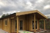 Casa de madeira pré-fabricada MEGAN (Isolamento térmico, 44+44 mm), 6x10 m, 60 m² customer 1