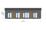 Casa pré-fabricada para habitação NICOLE PV (Isolamento térmico PLUS, 44 mm + revestimento), 67 m² specification 2