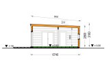 Casa de madeira para habitação CARLA RV (Isolamento térmico PLUS, 44 mm + revestimento), 66 m² specification 6