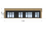 Casa de madeira para habitação KAYA 3 RV (Isolamento térmico PLUS, 44 mm + revestimento), 70 m² specification 2