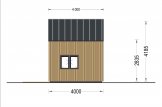 Casa de madeira pré-fabricada SARA (Isolamento térmico, 34 mm + revestimento), 20 m² specification 6