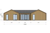 Casa de madeira pré-fabricada SCARLET S (44 mm + revestimento), 139 m² specification 2