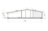 Casa de madeira pré-fabricada RIVIERA S (44+44 mm), 130 m² specification 6