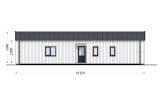 Casa pré-fabricada para habitação ROBERTA PV (Isolamento térmico PLUS, 44 mm + revestimento), 95 m² specification 2