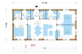 Casa de madeira para habitação NICOLE RV (Isolamento térmico PLUS, 44 mm + revestimento), 67 m² specification 1