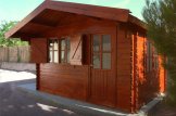Abrigo de jardim em madeira DREUX (44 mm), 4x4 m, 16 m² customer 2