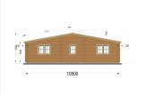 Casa de madeira pré-fabricada FILL S (34+34 mm), 60 m² specification 4