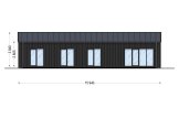 Casa de madeira para habitação ROBERTA RV (Isolamento térmico PLUS, 44 mm + revestimento), 95 m² specification 4