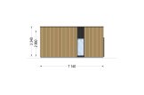 Casa de madeira para habitação KAYA 3 RV (Isolamento térmico PLUS, 44 mm + revestimento), 70 m² specification 5