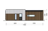 Casa pré-fabricada para habitação MALLY PV (Isolamento térmico PLUS, 44 mm + revestimento), 70 m² specification 4