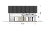Casa pré-fabricada para habitação VERA PV (Isolamento térmico PLUS, 44 mm + revestimento), 127 m² specification 5