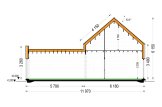 Casa pré-fabricada para habitação MIRABEL PV (Isolamento térmico PLUS, 44 mm + revestimento), 70 m² specification 7