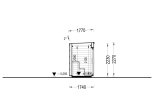 Sauna de madeira OKO 2 (madera queimada) – 2,3×1,6 m, 2,7 m² specification 6