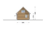 Casa de madeira pré-fabricada KARINA (34 mm + revestimento), 46 m² specification 5