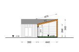 Casa de madeira para habitação GINNY RV (Isolamento térmico PLUS, 44 mm + revestimento), 49 m² specification 6