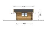 Abrigo de jardim em madeira LILLE (34 mm), 5x4 m, 20 m² specification 5