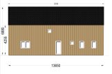 Casa de madeira pré-fabricada INGRID S (Isolamento térmico, 44 mm + revestimento), 170 m² specification 3