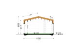Casa pré-fabricada para habitação NICOLE PV (Isolamento térmico PLUS, 44 mm + revestimento), 67 m² specification 6