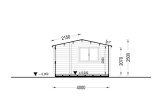 Casa de madeira para jardim OSLO (44 mm), 5x4 m, 20 m² specification 6