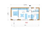 Casa pré-fabricada para habitação PREMIUM PV (Isolamento térmico PLUS, 44 mm + revestimento), 42 m² specification 1