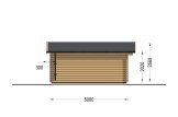 Casa de madeira para jardim WISSOUS (44 mm), 5x5 m, 25 m² specification 3