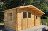Abrigo de jardim em madeira BENINGTON (34 mm), 4.5x3 m, 13 m² customer 2