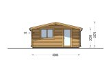 Abrigo de jardim em madeira DREUX (34 mm), 5x4 m, 18 m² specification 2