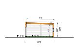 Casa pré-fabricada para habitação BELLA 2 PV (Isolamento térmico PLUS, 44 mm + revestimento), 60 m² specification 6