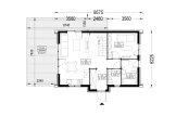 Casa pré-fabricada para habitação ASTRID PV (Isolamento térmico PLUS, 44 mm + revestimento), 92 m² specification 1
