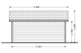 Casa de madeira para jardim ROYAL S (34 mm), 5x5 m, 25 m² specification 4